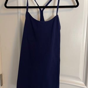 Navy workout lulu lemon tank top
